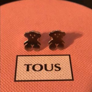 Authentic silver Tous earrings
